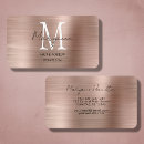 Search for rose gold business cards Corporate
