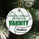 Search for varsity christmas tree decorations Green