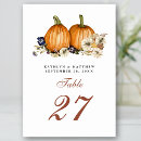 Search for pumpkins table cards Rustic