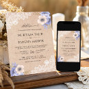 Search for burlap and lace wedding invitations Modern