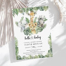 Search for modern safari baby shower invitations Calligraphy typography whimsical modern