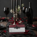 Search for for a goth place cards Hallowedding