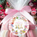 Search for mad hatter party stickers Vintage