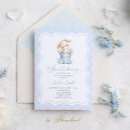 Search for bunny baby boy shower invitations A little bunny