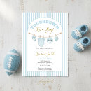 Search for football baby boy shower invitations Blue