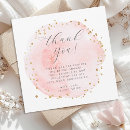 Search for pink gold thank you cards Elegant