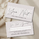 Search for beauty salon appointment cards Beautician