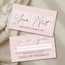 Search for professional appointment cards Elegant