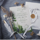 Search for evergreen wedding invitations Modern