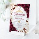 Search for elegant rose gold quinceanera invitations Floral