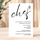 Search for culinary invitations Chef