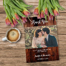 Search for wedding thank you postcards Rustic