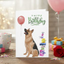Search for german shepherd birthday cards Watercolor