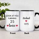 Search for turning 50 mugs Fiftieth