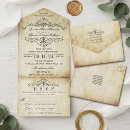 Search for flourishes wedding invitations Vintage