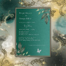 Search for emerald glitter invitations Chic