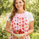 Search for red floral pattern aprons Summer