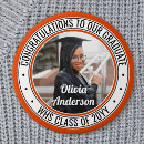 Search for orange and white badges Graduation