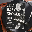 Search for music baby shower invitations Black