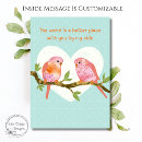 Search for love birds cards Heart