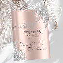 Search for rsvp birthday invitations Rose gold
