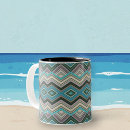 Search for teal chevron mugs Turquoise