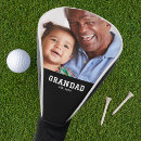 Search for grandpa golf head covers Black white