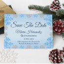 Search for winter wonderland save the dates Silver