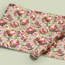Search for pomegranate wrapping paper Watercolor