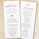 Search for rose gold wedding programs Script calligraphy