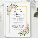 Search for white floral bridal shower invitations Vintage