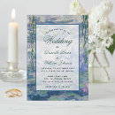 Search for lily wedding invitations Claude monet