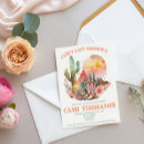 Search for cactus hens party invitations Pink