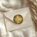 Search for circle wedding stickers Gold