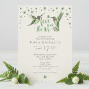 Search for irish bridal shower invitations Green