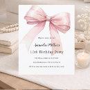 Search for girls 7th birthday invitations Pink
