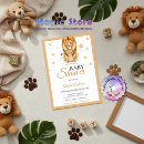 Search for paw print invitations Watercolor