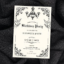 Search for angel birthday invitations Gothic