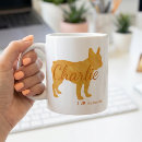 Search for love french bulldog mugs Dog silhouette