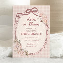 Search for blush pink floral bridal shower invitations Love in bloom