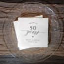 Search for 50th anniversary napkins Script