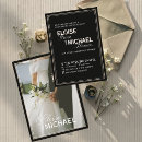 Search for black tie wedding invitations Luxury