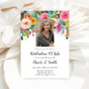 Search for floral memorial service invitations In loving memory