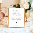 Search for in lieu of favours wedding signs Minimalist