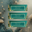 Search for jewel tones return address labels Elegant