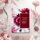 Search for fuchsia rose wedding invitations Botanical