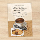 Search for cake and coffee invitations Rustic