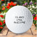 Search for 70th birthday golf balls Seventy
