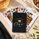 Search for graduation playing cards Gold