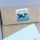 Search for killer whales stickers Black and white